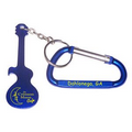 Guitar Shaped Bottle Opener with Key Chain & Carabiner